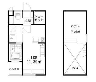PISTE【2階】の間取り