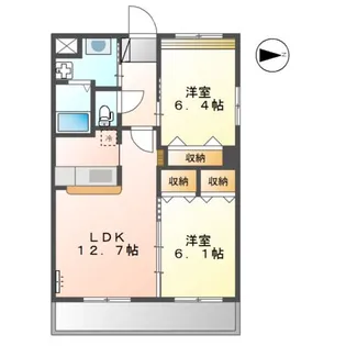 BREEZE HILL 千【2階】の間取り