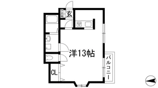 ローゼンハイムセブン【4階】の間取り
