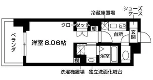 バウスクロス九大学研都市【7階】の間取り