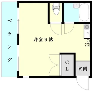 リバーオータム【1階】の間取り