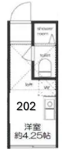 東京都中野区鷺宮6【アパート】の間取り