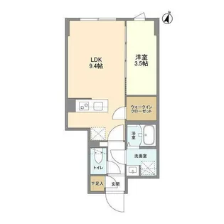 東京都世田谷区代沢1【マンション】の間取り