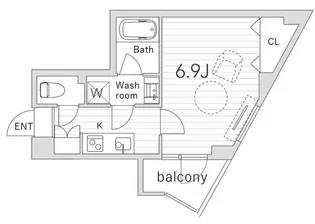 GranDuo世田谷VII【3階】の間取り