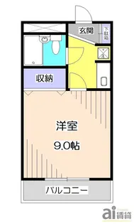 EXCEL所沢東(エクセル)【2階】の間取り