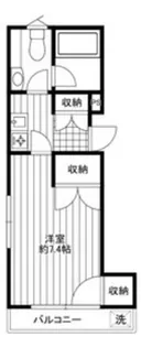 カオス目黒【3階】の間取り