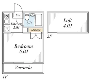 パレス西寺尾【2階】の間取り