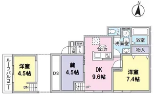 イービスガルデン【1階】の間取り