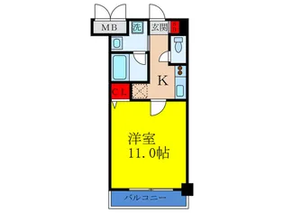 エスポアールII【7階】の間取り
