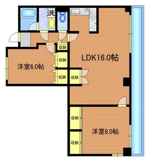 第一飛翔ビル【7階】の間取り