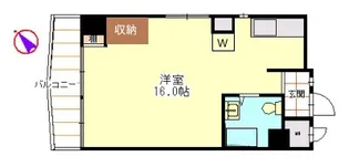 カーサ池尻【6階】の間取り