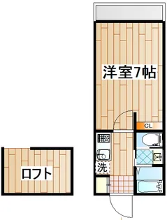ヨコハマベイプリンスプリンセス【2階】の間取り