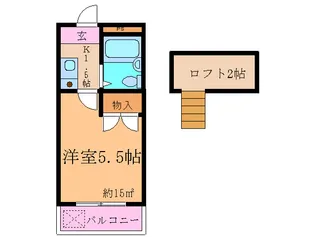 TKハイツの間取り