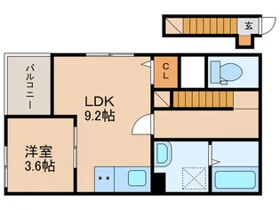 Urban Nest【2階】の間取り