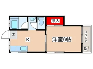 井上ハイツ【2階】の間取り