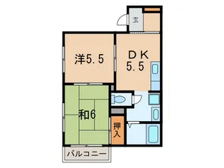 スカイハイツ【2階】の間取り