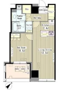 MY TOWER RESIDENCE マイタワーレジデンス【11階】の間取り