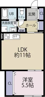 フォレスト相武台【1階】の間取り