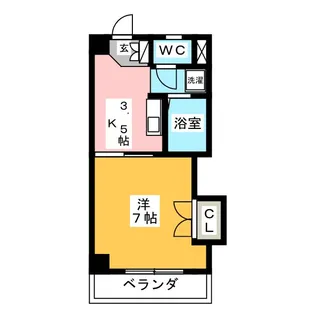 第3大洋ビル【5階】の間取り
