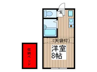 メゾンオランジュ【2階】の間取り