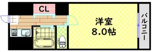 エリンデール桜川【8階】の間取り