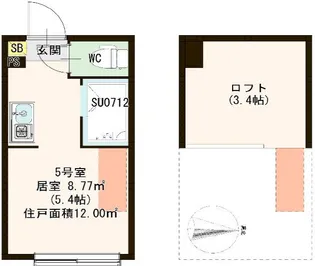 オードリー22【2階】の間取り