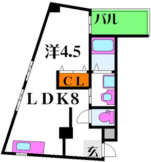 能登第一【4階】の間取り
