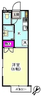 鵜の木弐番館【2階】の間取り