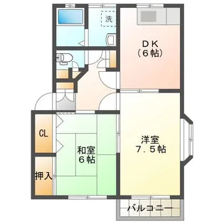 メゾン66【2階】の間取り