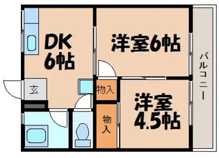 メゾン畠山【2階】の間取り
