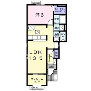 スターブル豊岡【1階】の間取り