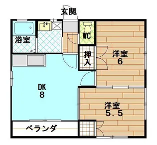 エンゼルハイム【1階】の間取り