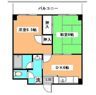 山木マンション【4階】の間取り