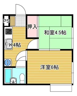 ハイツさくら【2階】の間取り