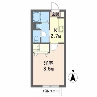 サンシャインSATO VI【1階】の間取り