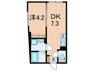 サンクチュアリヒルズ西大井【4階】の間取り