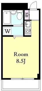 タンテ神楽坂【2階】の間取り