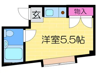 巽ロイヤルハイツ【4階】の間取り