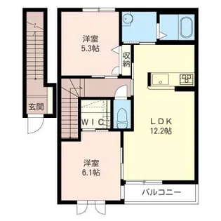 グロリアスヒル C【2階】の間取り