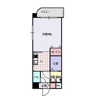 ロータリーマンション香里西之町【7階】の間取り