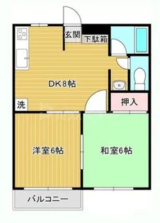 アビタシオンM【2階】の間取り