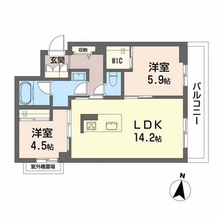 Maison de Ashley【2階】の間取り