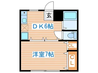 ボンメゾン【1階】の間取り