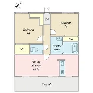MWビレッジ【1階】の間取り