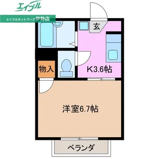Myフォーブル西C棟【1階】の間取り