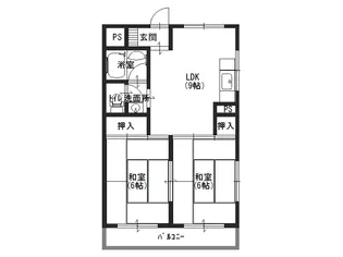 コーポ紗羅【3階】の間取り