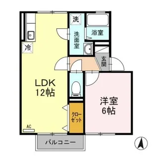ロイヤルあけぼの A【2階】の間取り