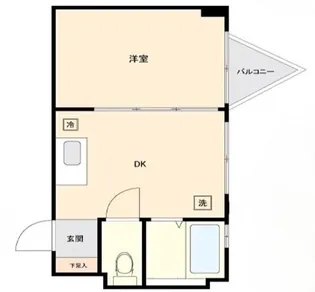 柏木ハイツ【4階】の間取り