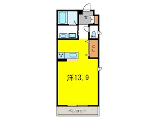 CERISE岡本【3階】の間取り