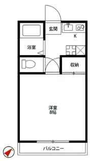 アムールHashimotoI【1階】の間取り